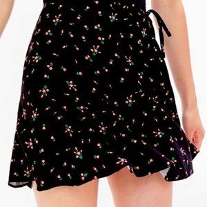 Urban Outfitters Floral Wrap Skirt